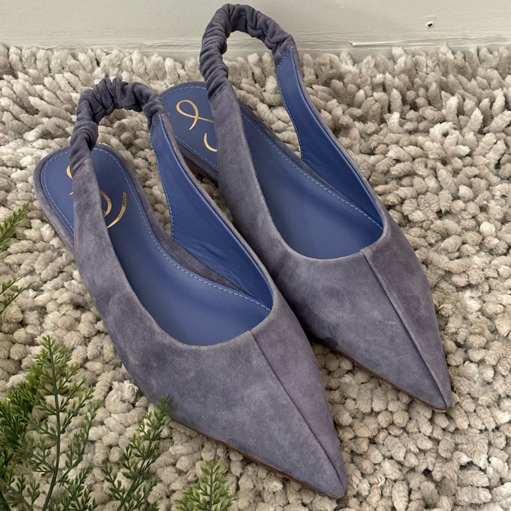Sam Edelman Gray Suede Flats